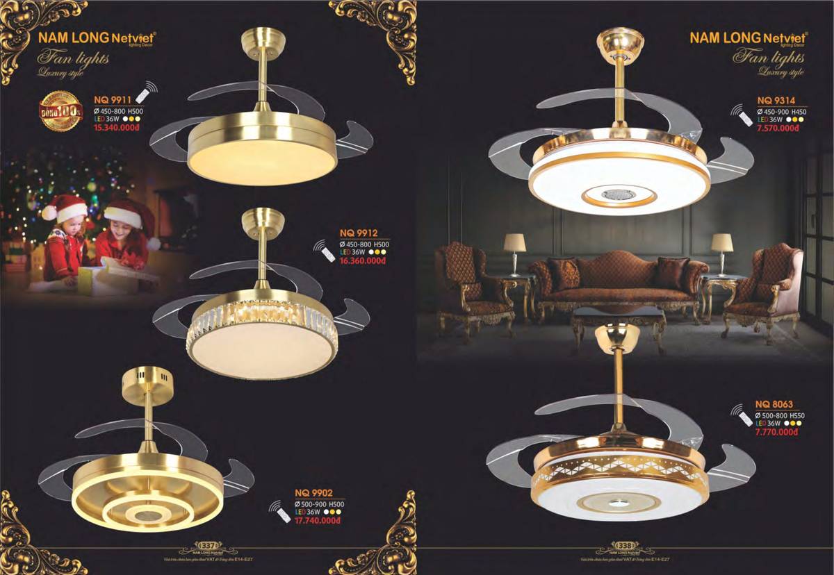 Đèn trang trí NAM LONG Catalogue và Bảng giá tại Bình Dương /Page 63